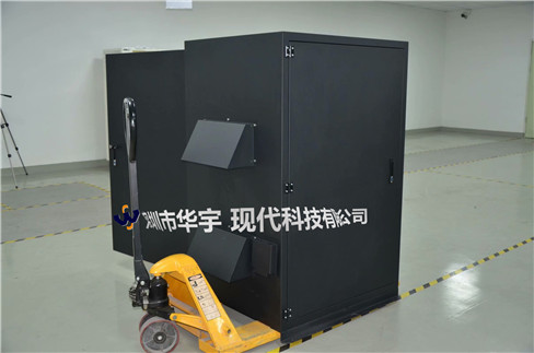 我司21號發(fā)貨浙江，為浙江某公司提供定制款恒溫恒濕戶外投影儀安裝柜(圖1)